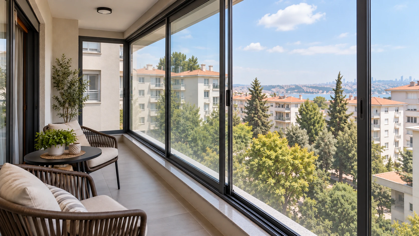 Dar Alanlarda Sürme Cam Sistemlerinin Kullanım Avantajları